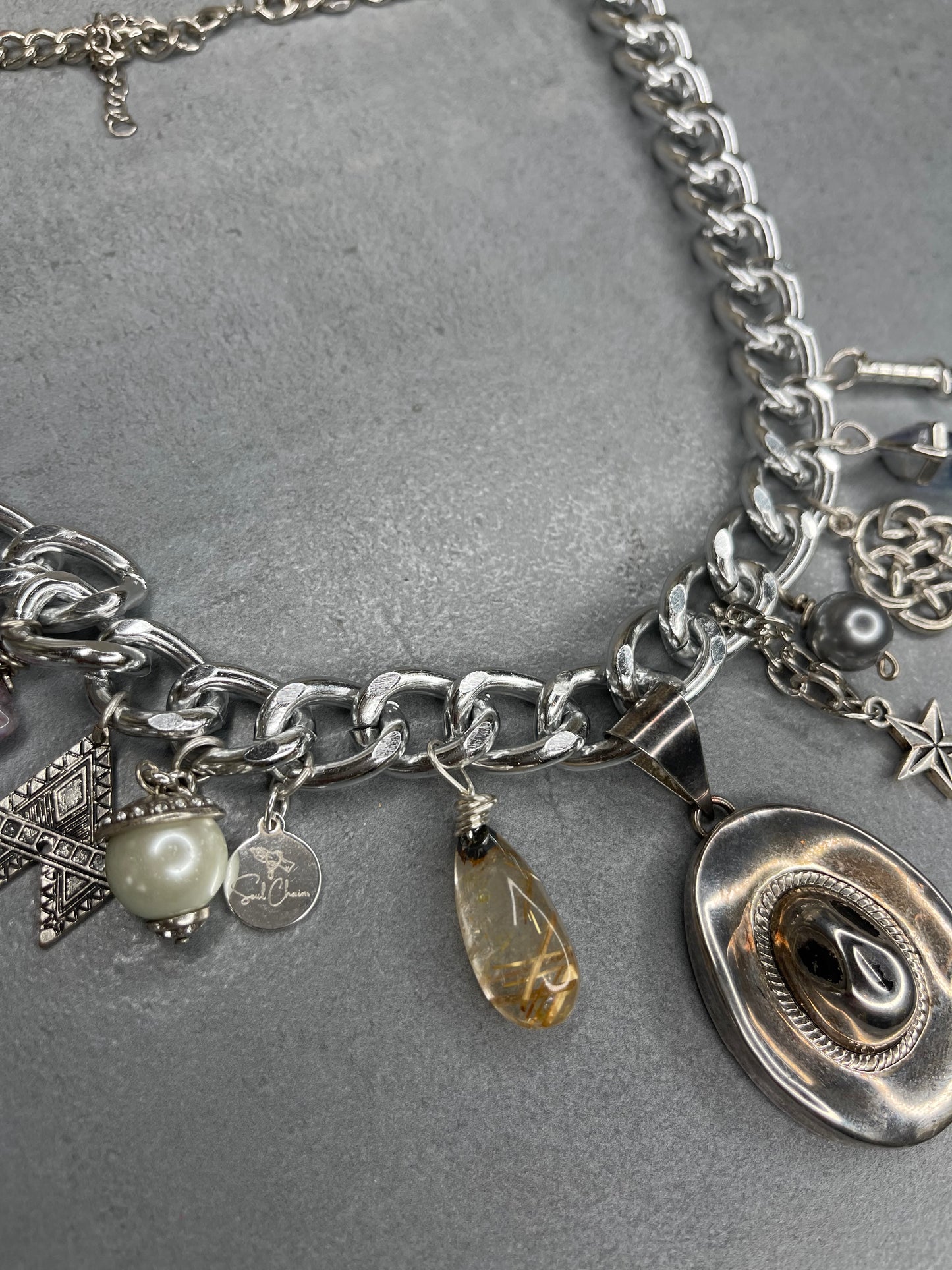 Renaissance Silver Charmed and Blessed Soul Chain (Copy)