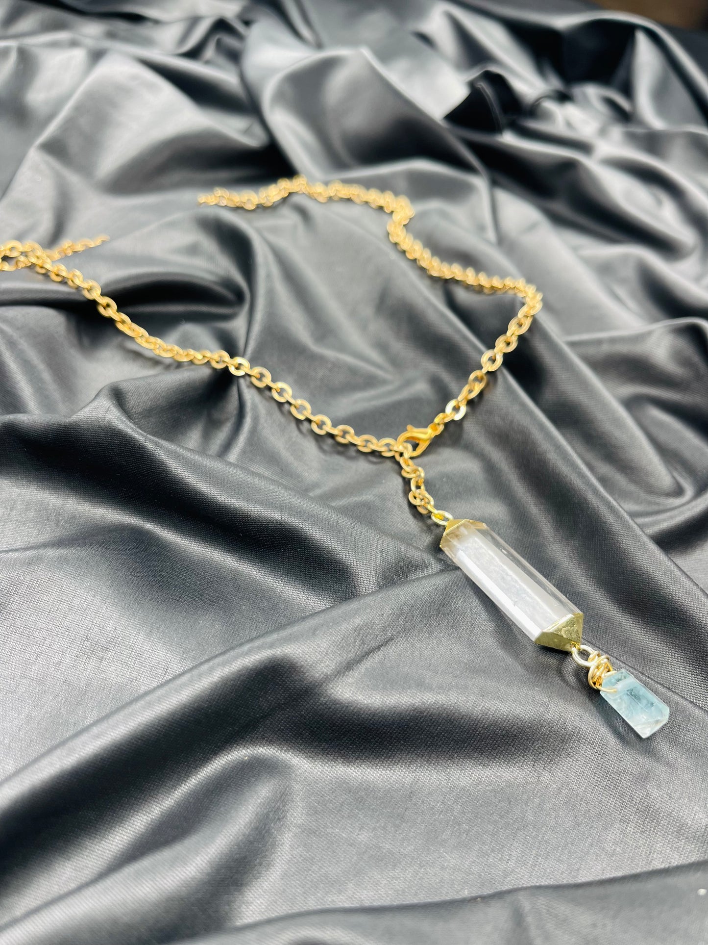 Clear Quartz Crown Chakra Crystal Soul Chain