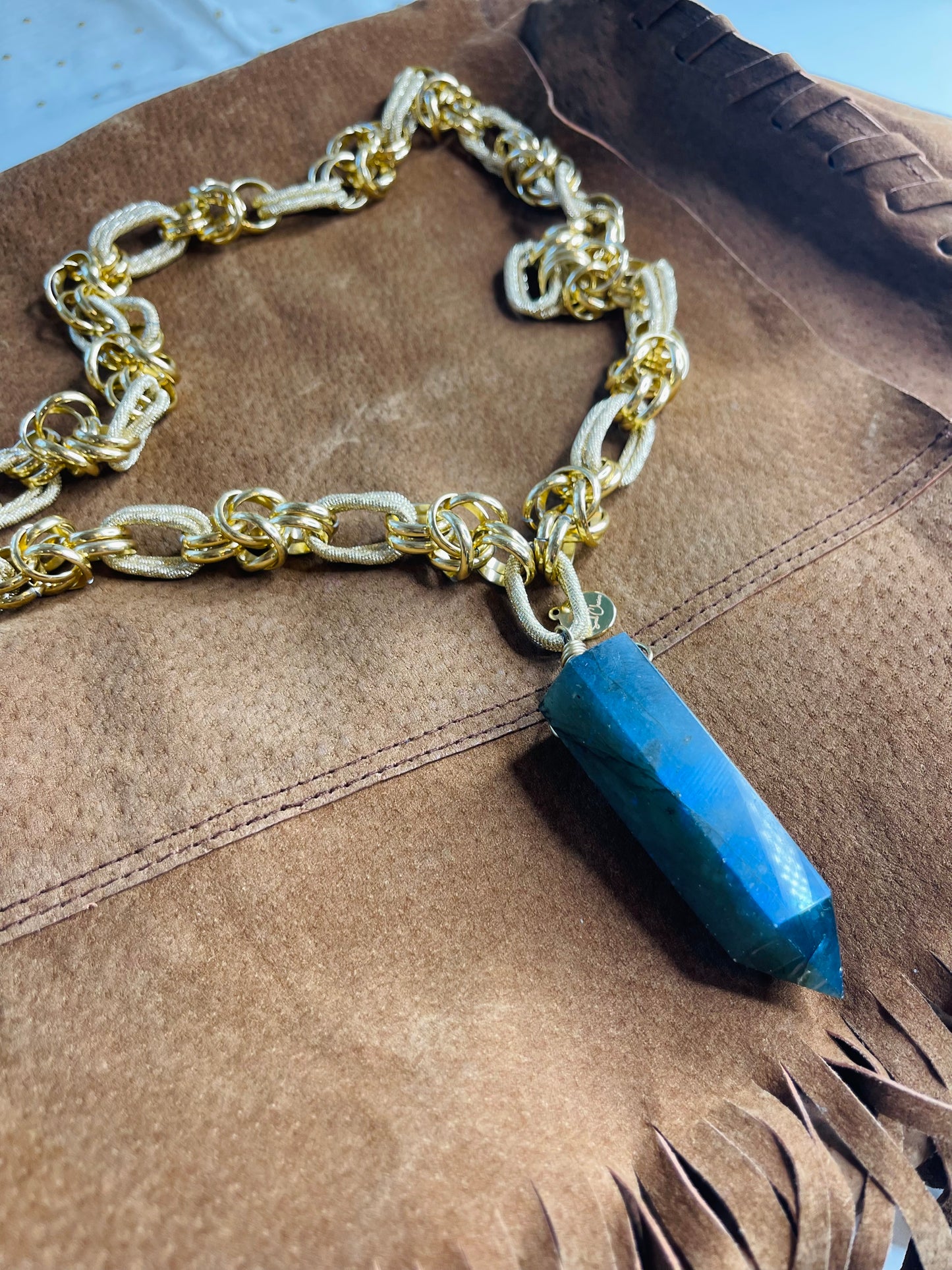 Intuitive Communication. Go Bold. Labradorite Crystal