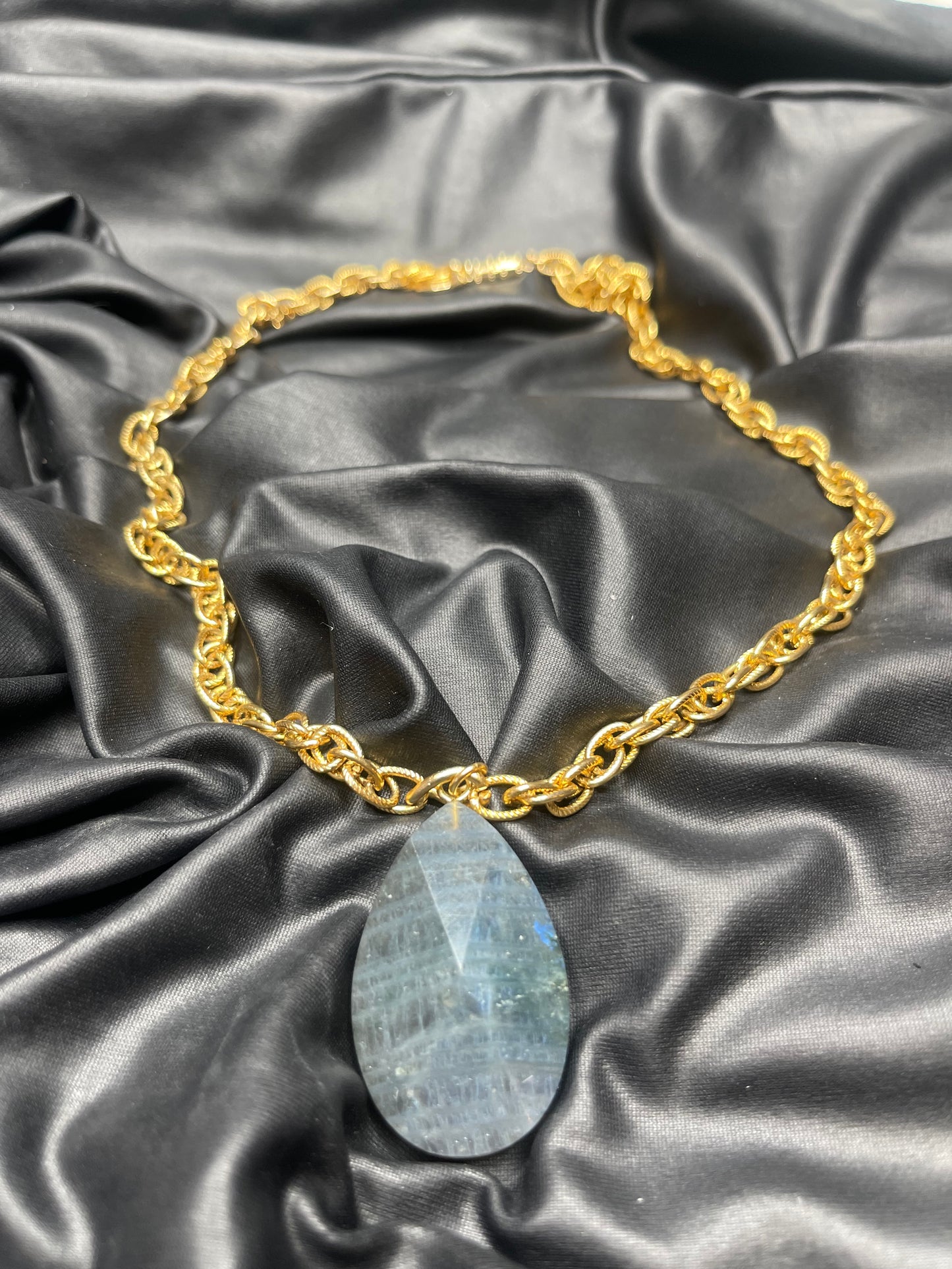 Cosmic Communication Soul Chain Labradorite Crystal