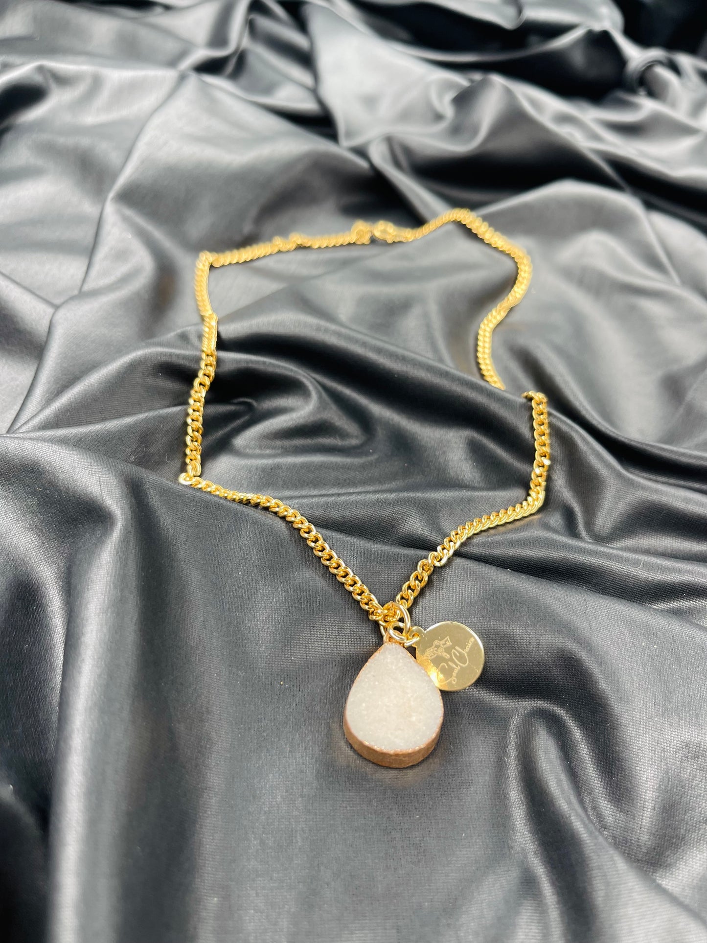Clear Quartz Crown Chakra Crystal Soul Chain