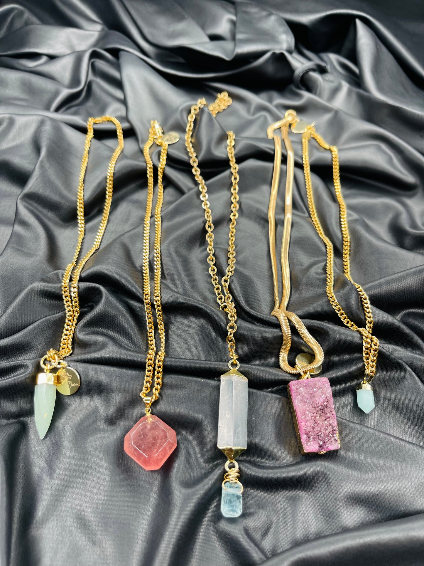Clear Quartz Crown Chakra Crystal Soul Chain