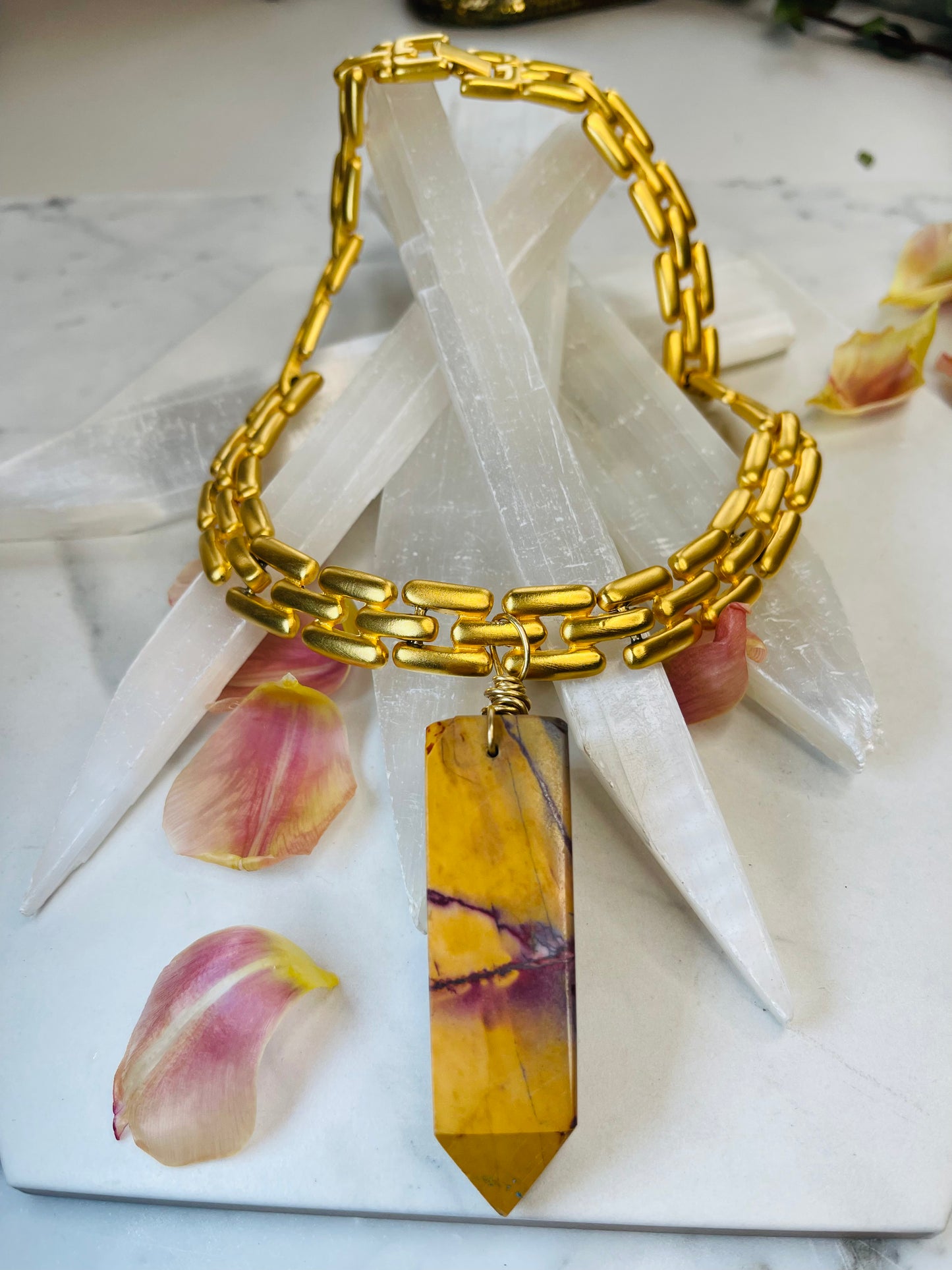 Breathtaking Massive Mookaite Choker Soul Chain