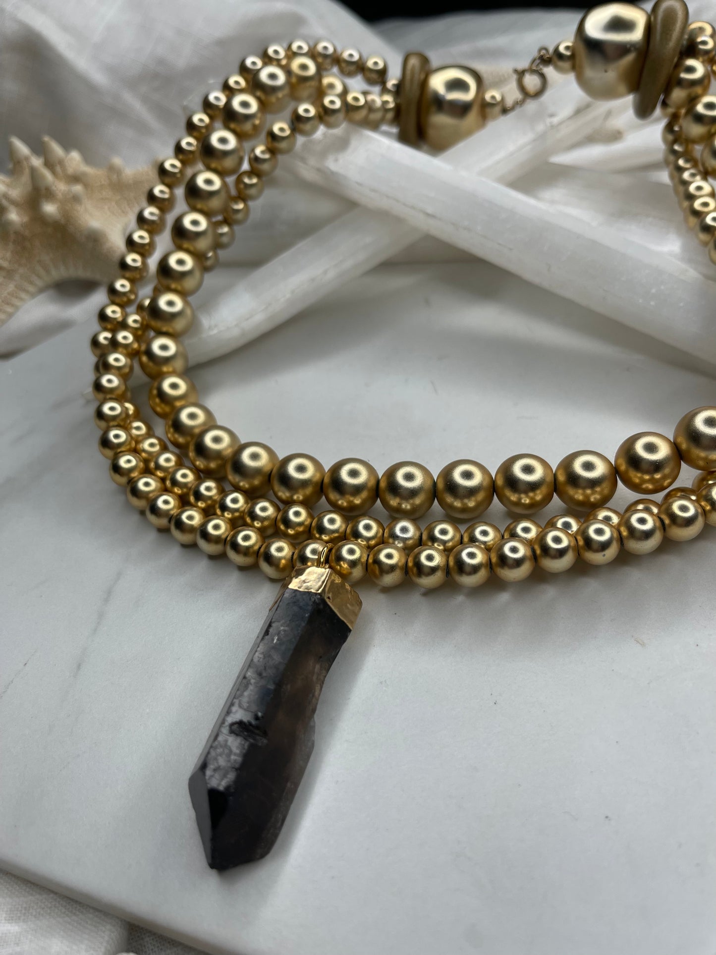 Faux Realz Vegan Pearls Soul Chains Necklace