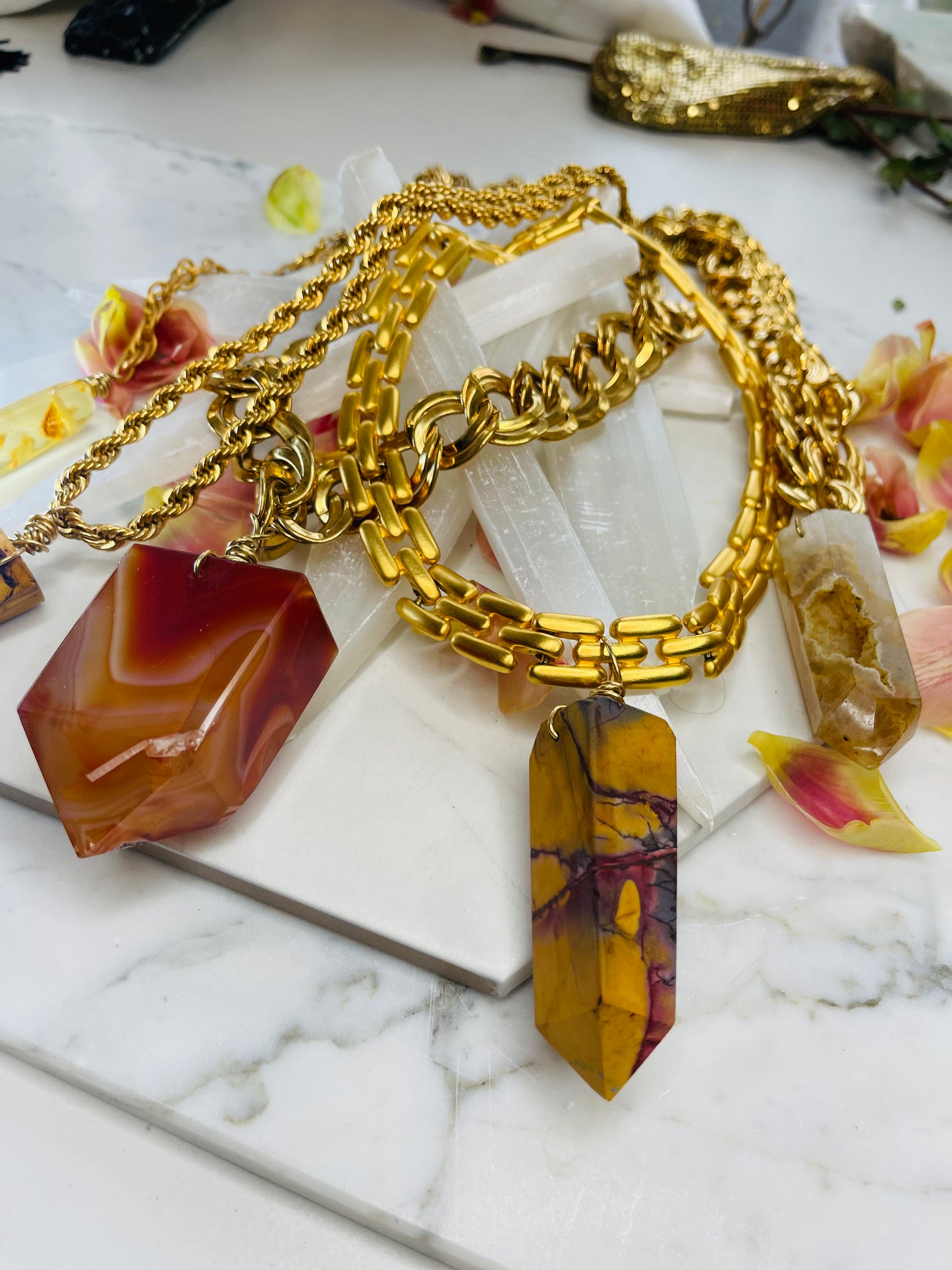 Breathtaking Massive Mookaite Choker Soul Chain