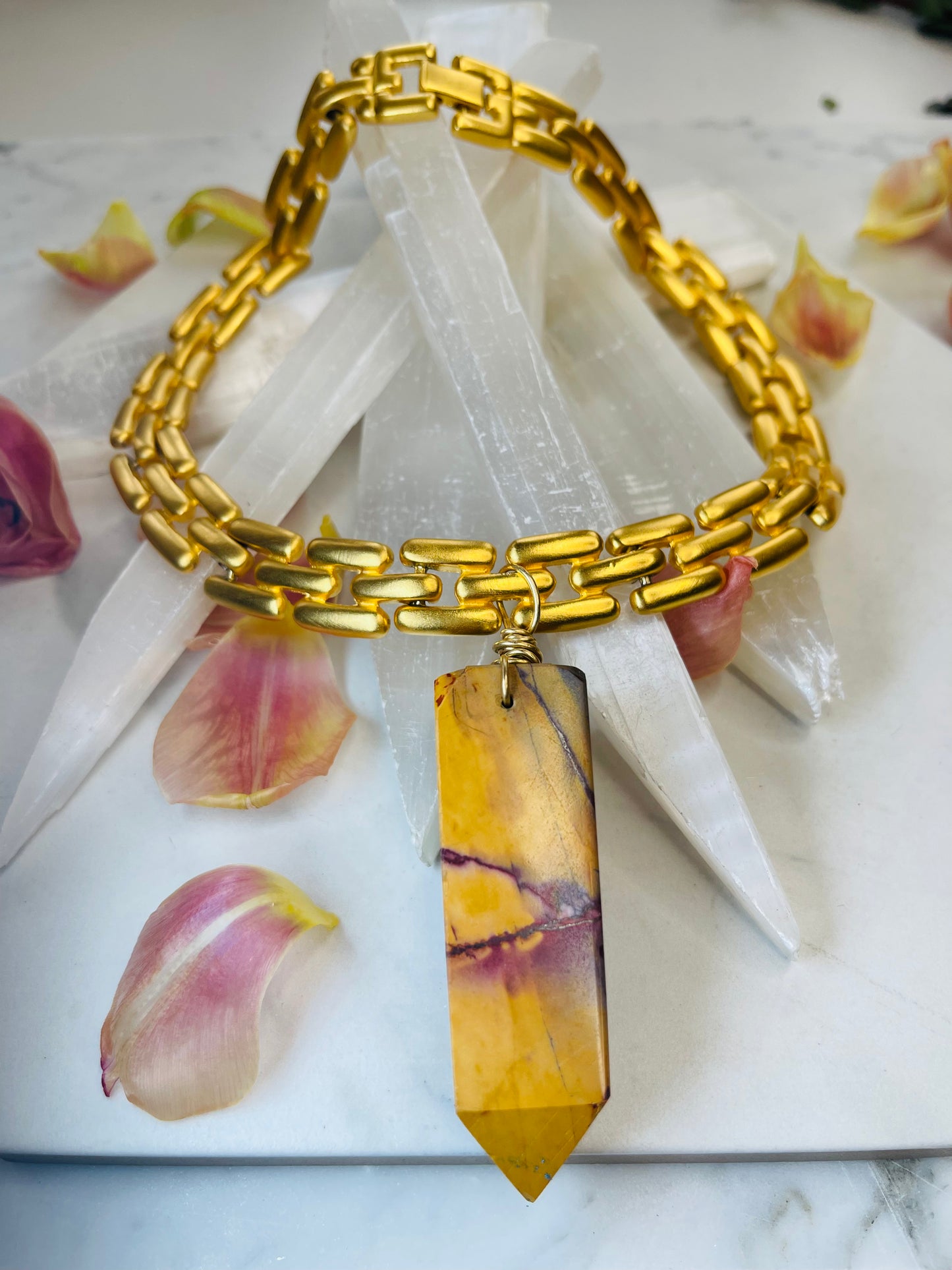 Breathtaking Massive Mookaite Choker Soul Chain