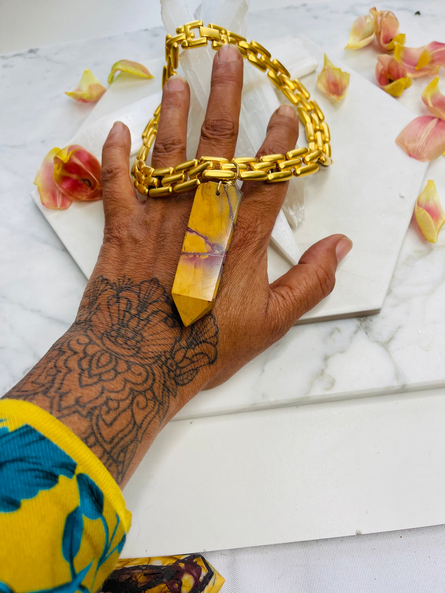 Breathtaking Massive Mookaite Choker Soul Chain