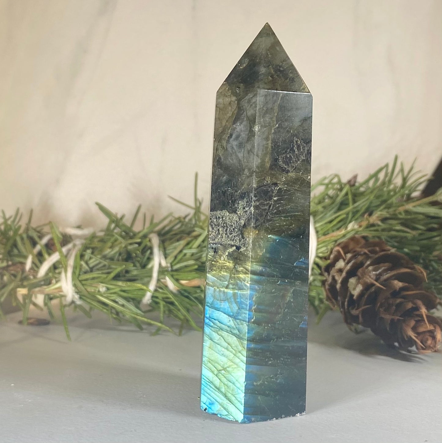 Labradorite Crystal Tower Point #3