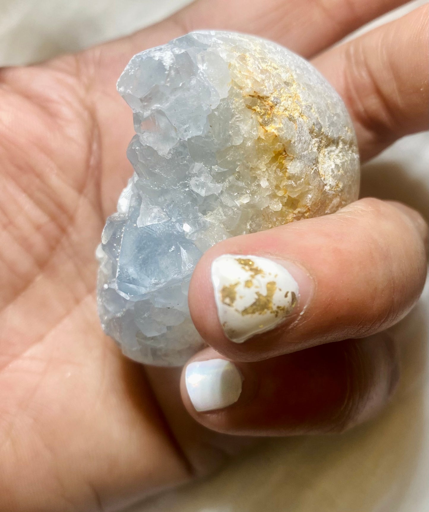 Celestite Gray Blue Egg Cluster #2