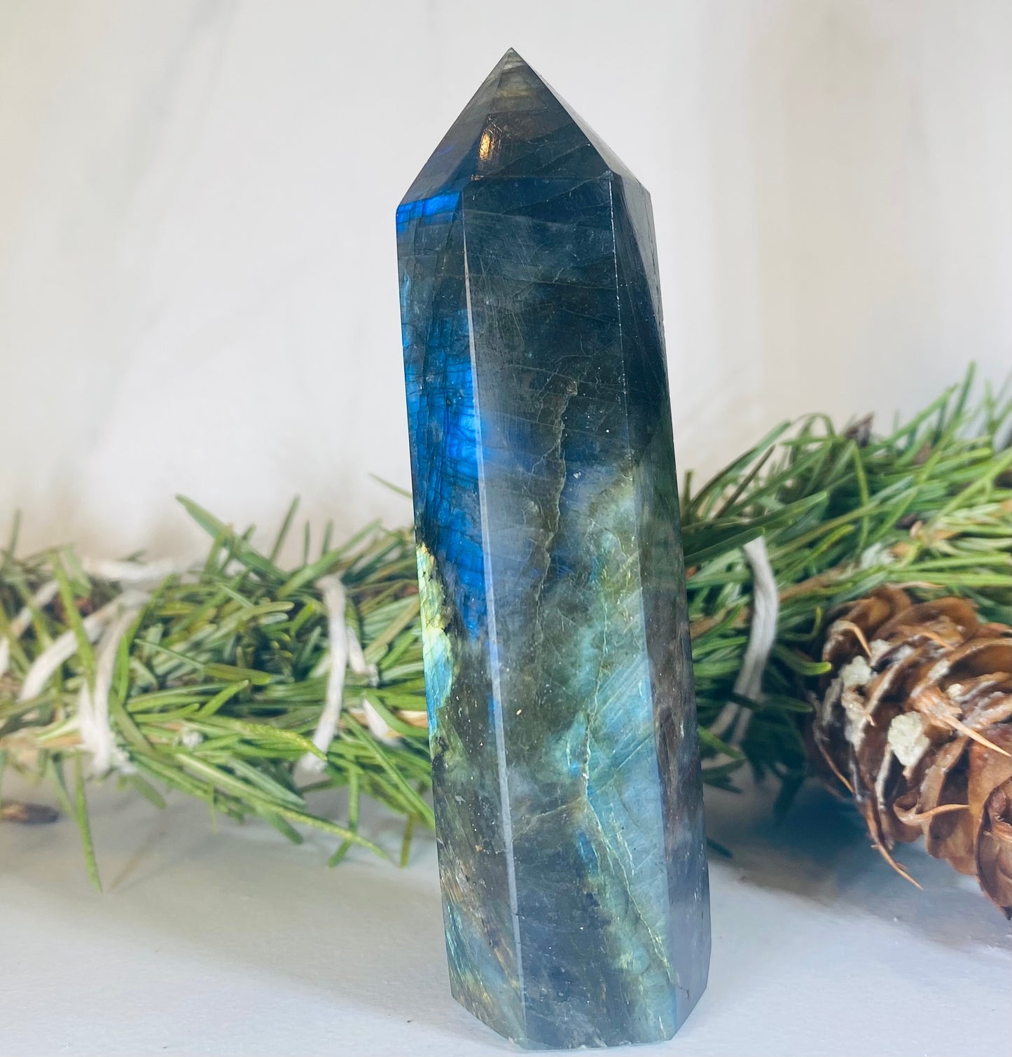 Labradorite Crystal Tower Point #2