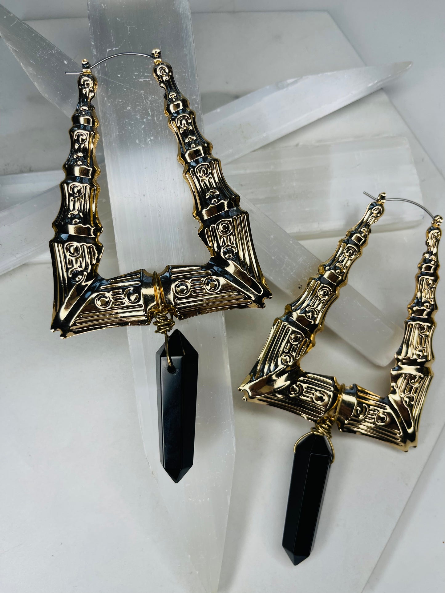 Bamboo Chakra Soul Chains Earrings