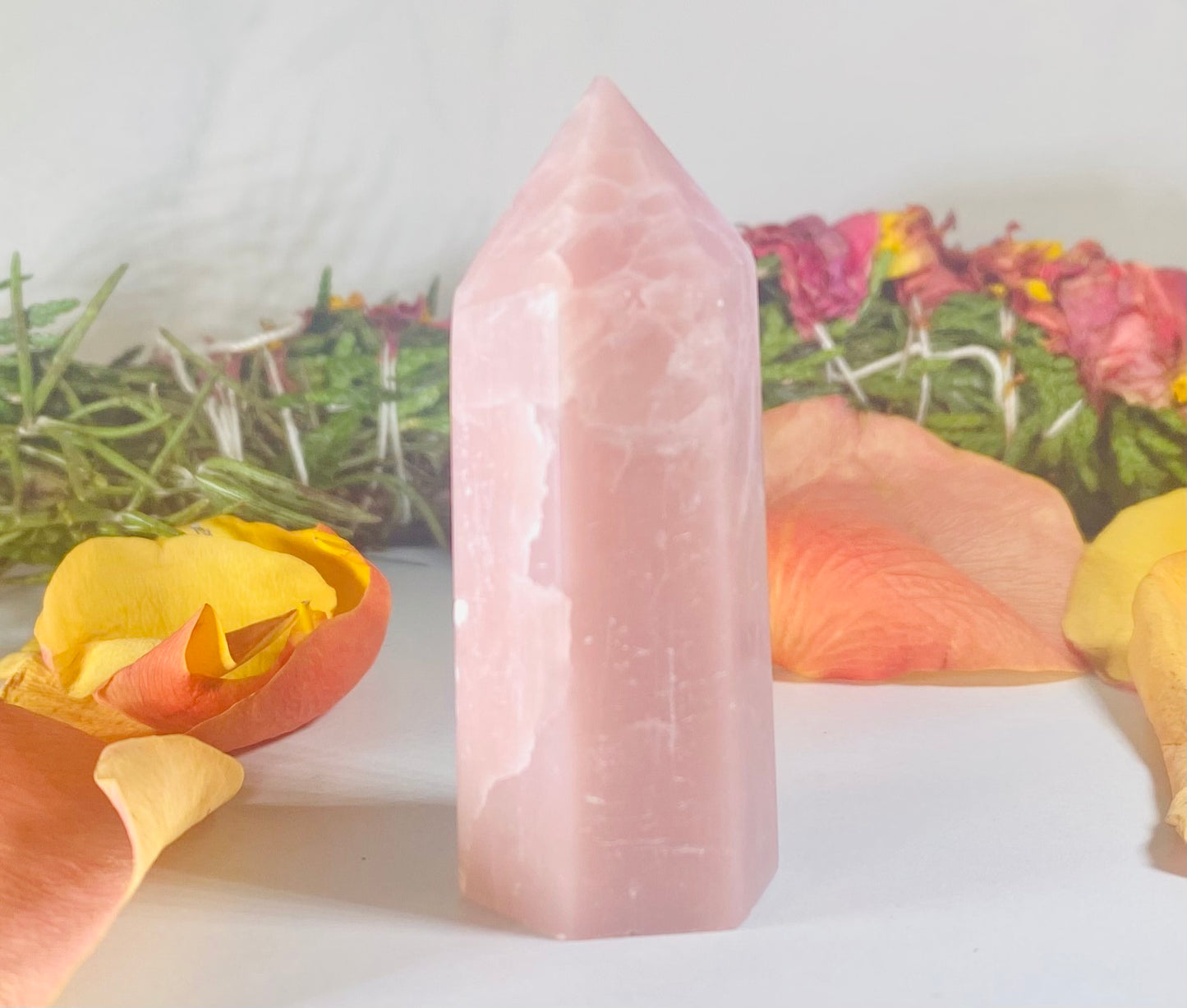 Pink Opal Crystal Tower Point #2