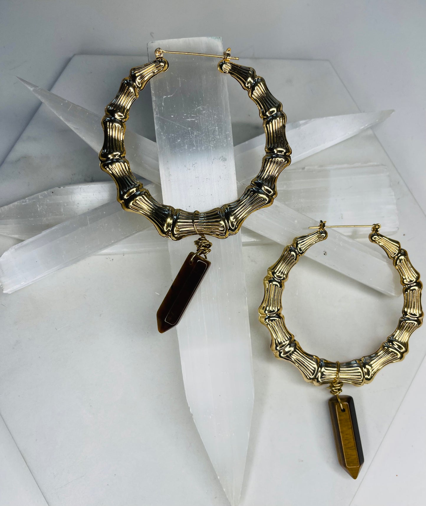 Bamboo Chakra Soul Chains Earrings