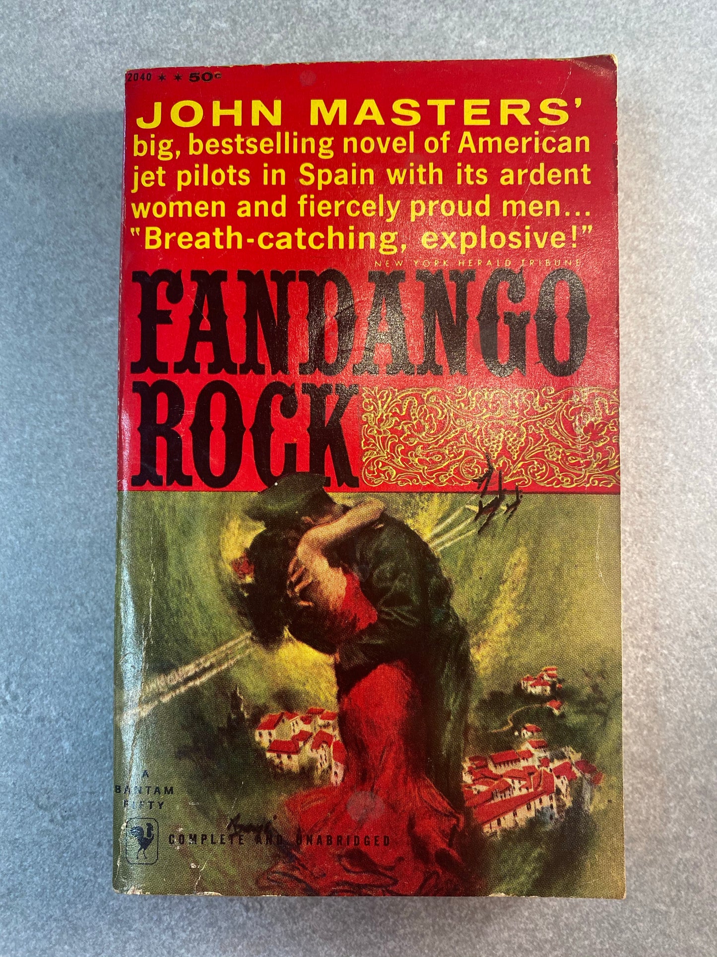 Vintage Romance Novel Book