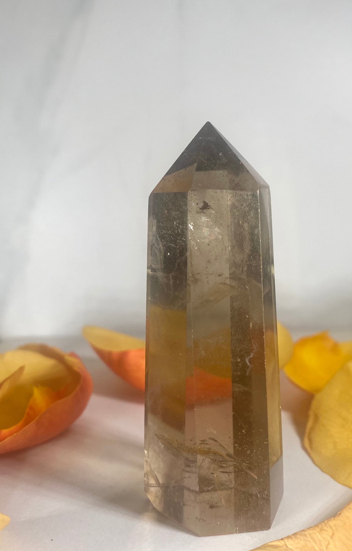 Smokey Quartz Crystal Tower Point #10