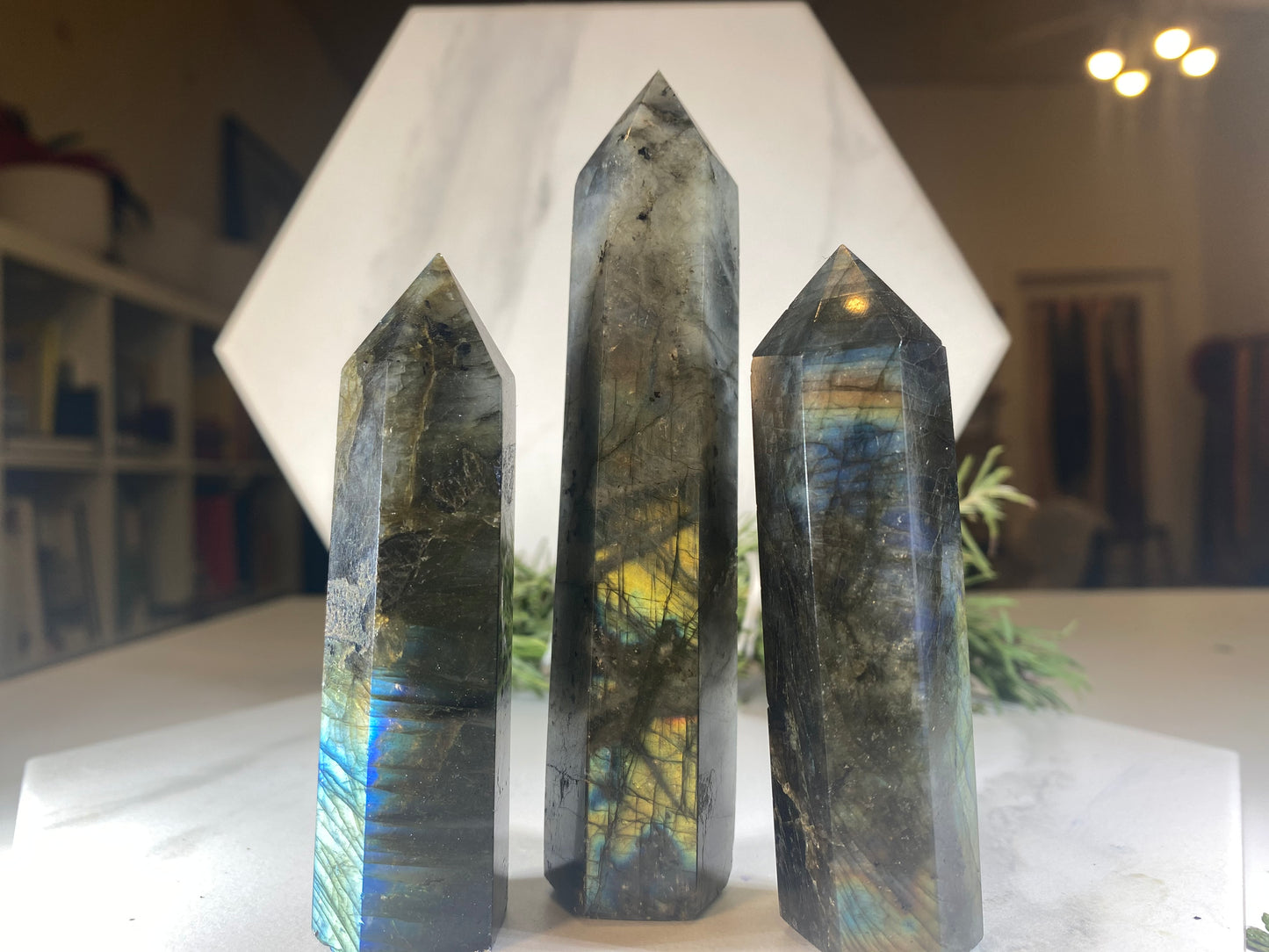 Labradorite Crystal Tower Point #3