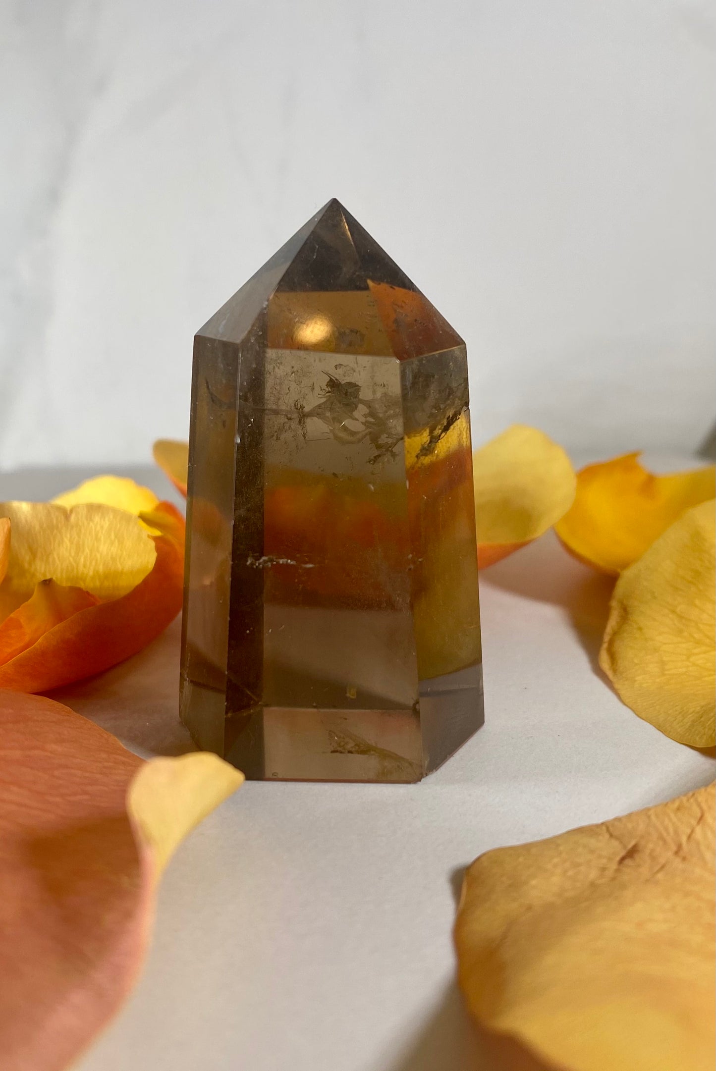 Smokey Quartz Crystal Tower Point #8