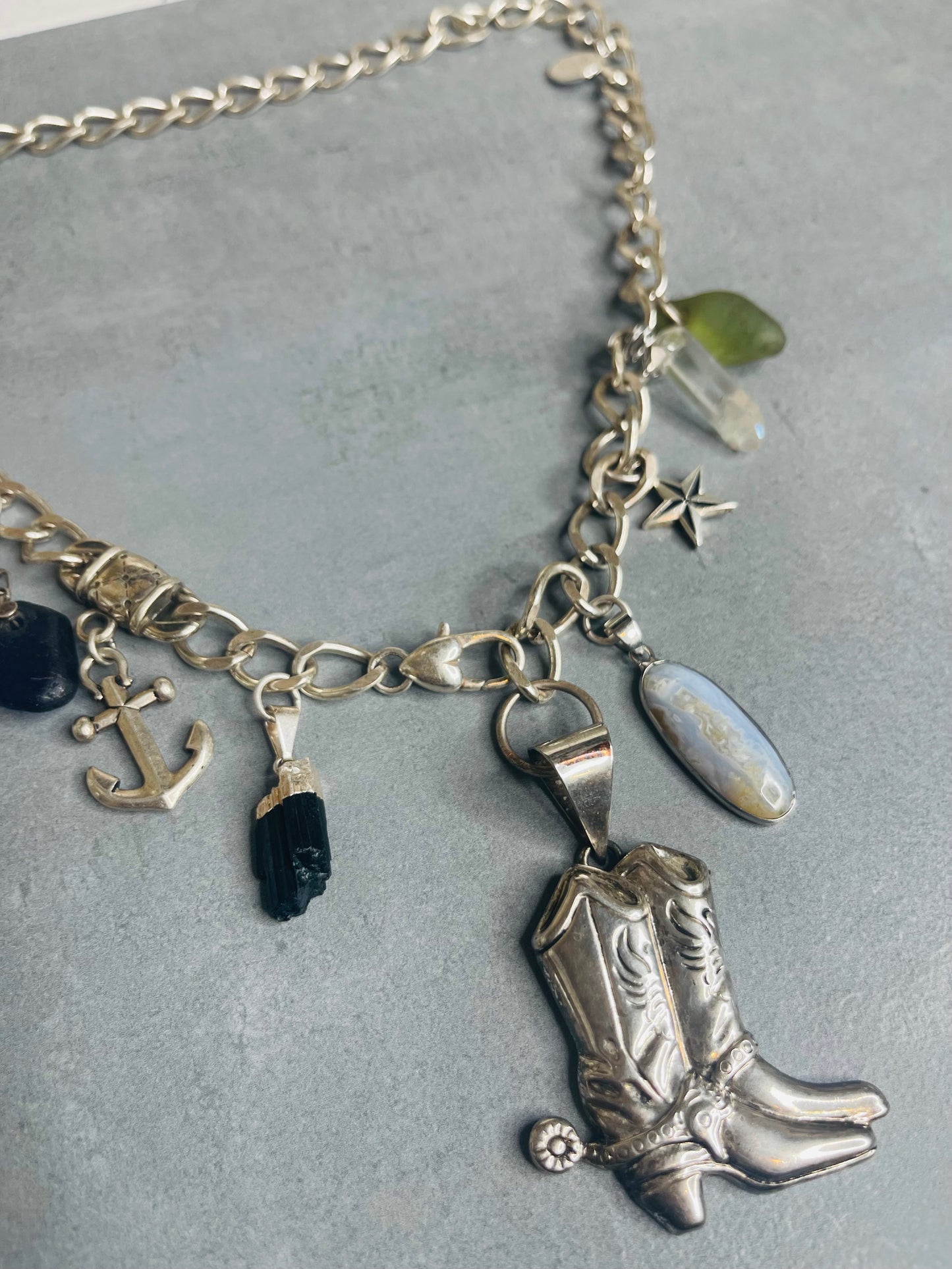 Renaissance Silver Charmed and Blessed Soul Chain