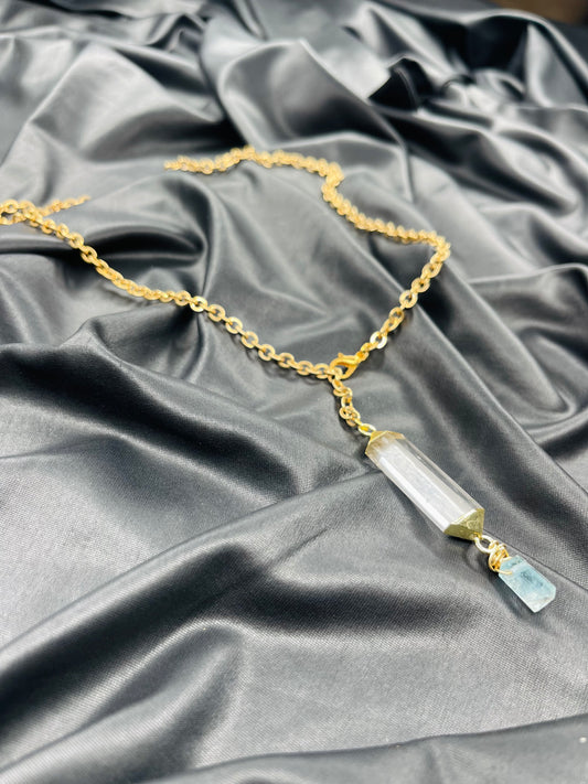 Clear Quartz Crown Chakra  Crystal Soul Chain