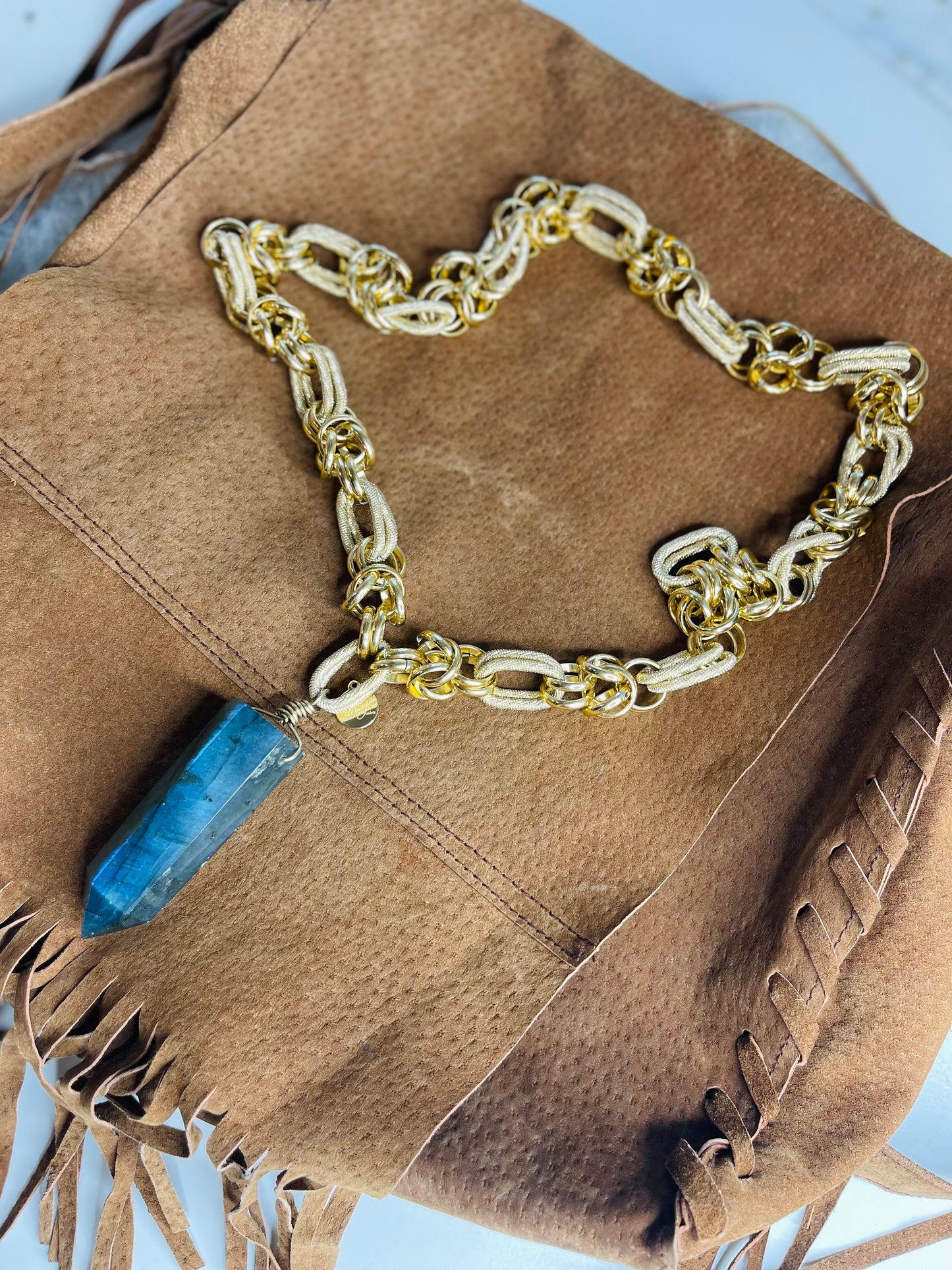 Intuitive Communication. Go Bold. Labradorite Crystal