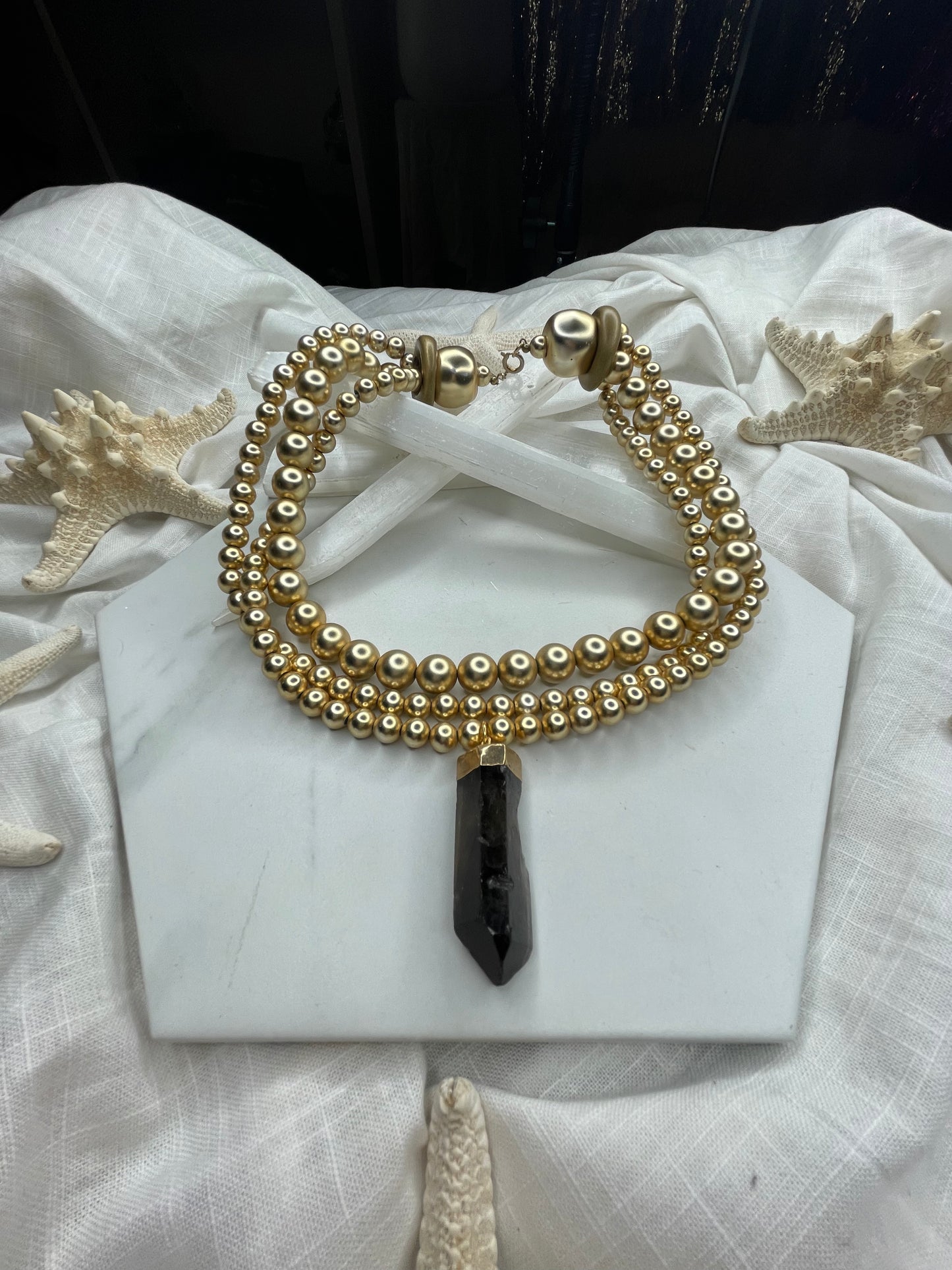 Faux Realz Vegan Pearls Soul Chains Necklace
