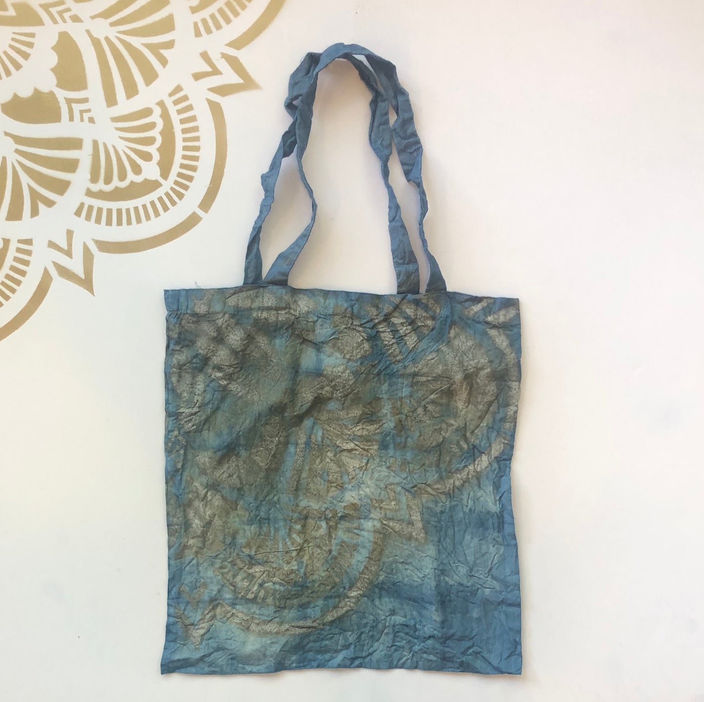 Mandala Indigo Tote Bag #2 - Ola Wyola