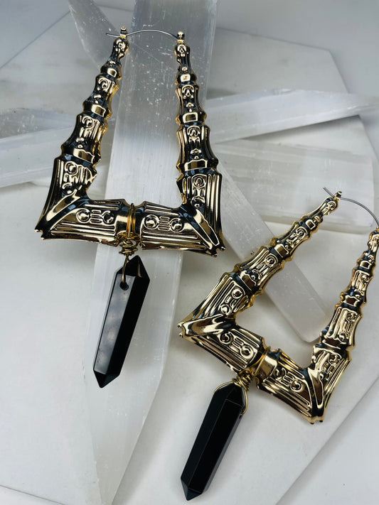 Bamboo Chakra Soul Chains Earrings