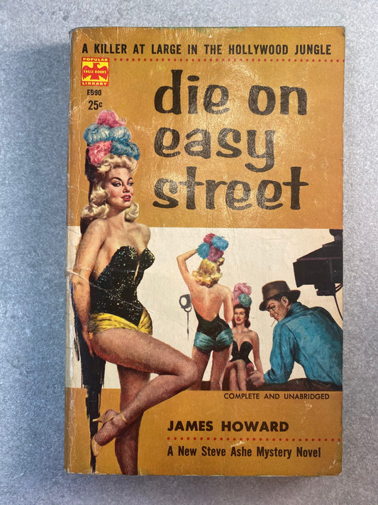 Die on Easy Street Vintage Romance Novel Book