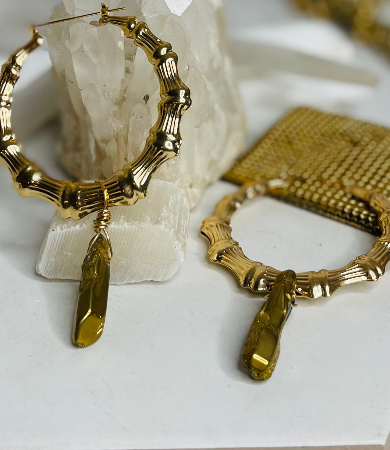 Bamboo Chakra Soul Chains Earrings