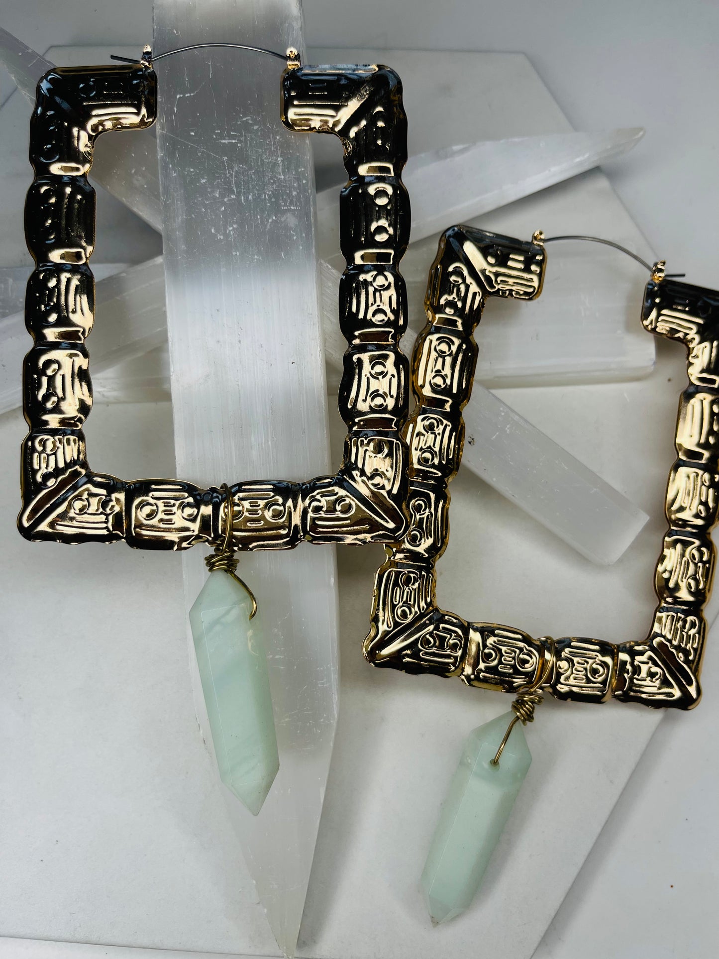 Bamboo Chakra Soul Chains Earrings