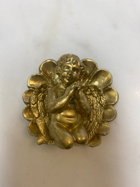 Vintage Cupid Plaster Magnet