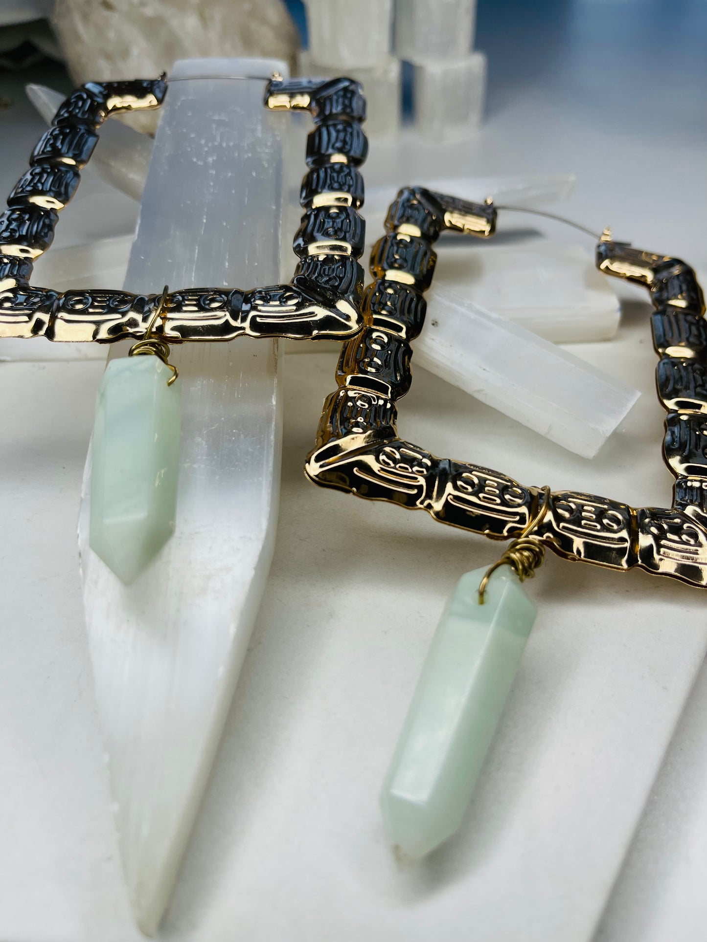 Bamboo Chakra Soul Chains Earrings