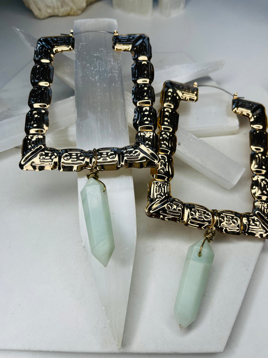 Bamboo Chakra Soul Chains Earrings