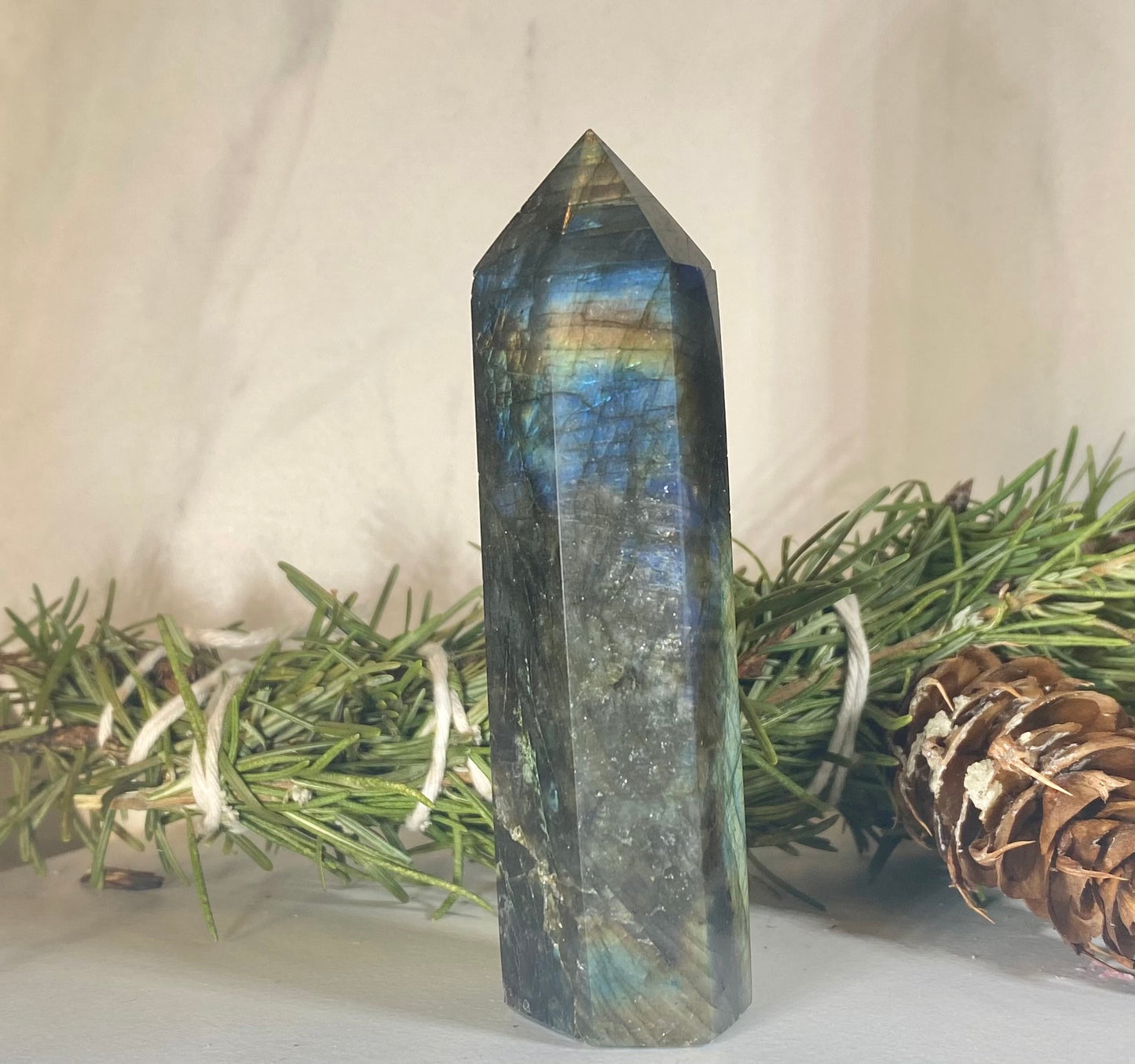 Labradorite Crystal Tower Point #2