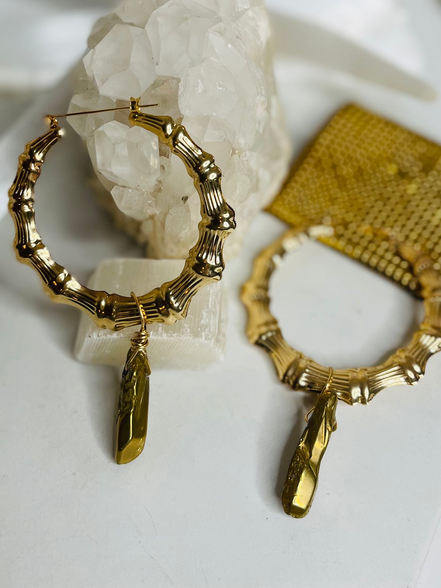 Bamboo Chakra Soul Chains Earrings