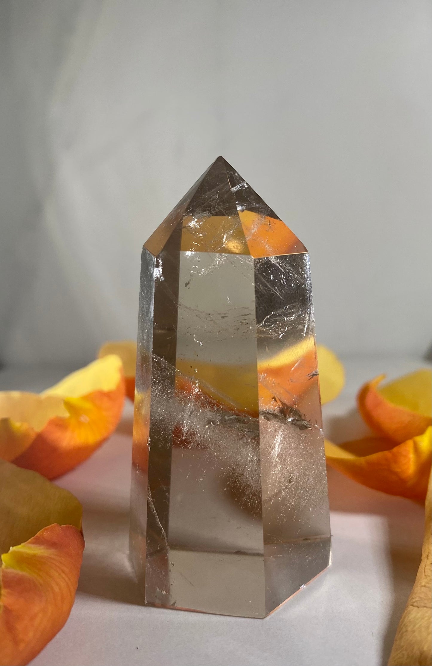 Smokey Quartz Crystal Tower Point #4